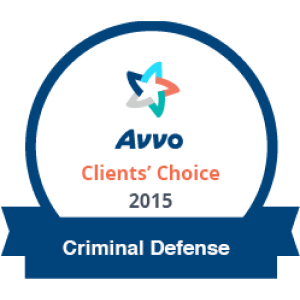 Avvo Clinet's Choice 2015 - Criminal Defense