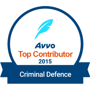 Avvo Top Contributor 2015 - Criminal Defense