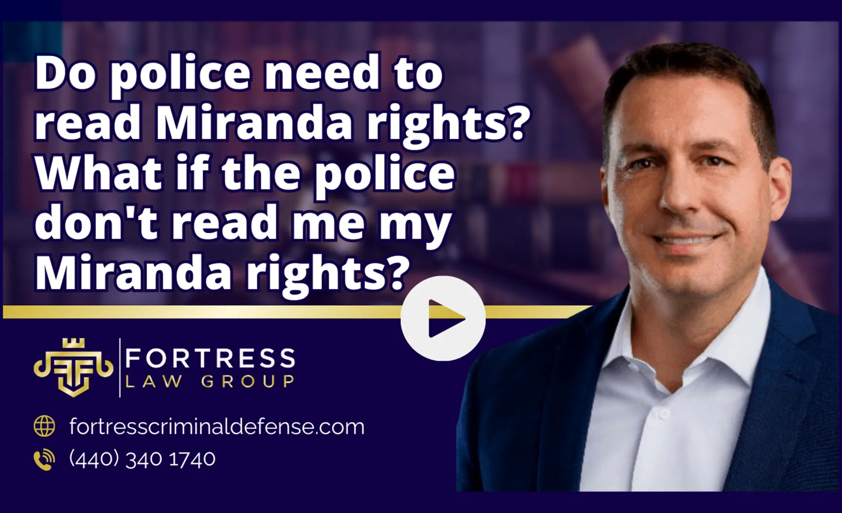Do Police Need to Read Miranda Rights? What if the Police don't Read me my Miranda rights?