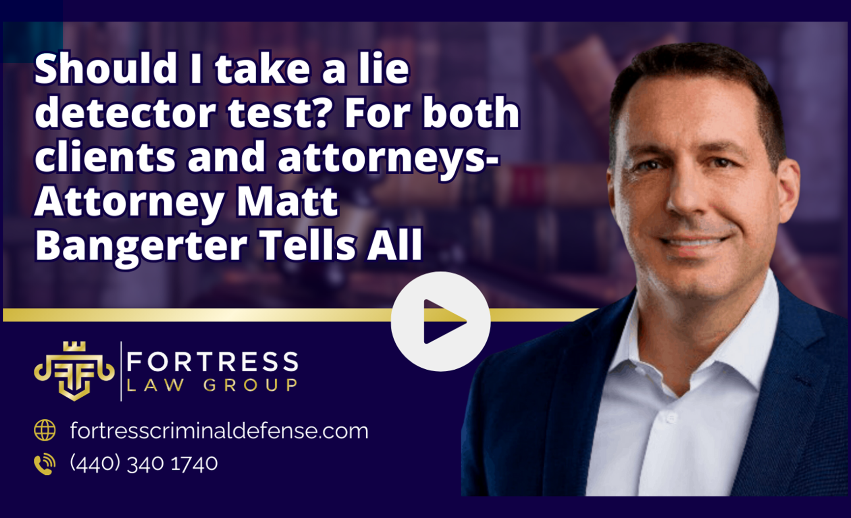 Should I take a Lie Detector Test? For both Clients and Attorneys- Attorney Matt Bangerter Tells All